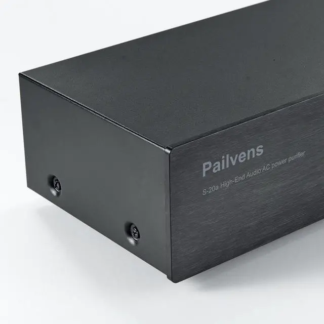 Alt view image 3 of 5 - Pailvens AC Power Filter Power Conditioner with Large LED Display, 8 Ways Power Socket, Line Conditioner Power Purifier, Power Conditioner Audio Suitable for HiFi CD Player, TV, S20A