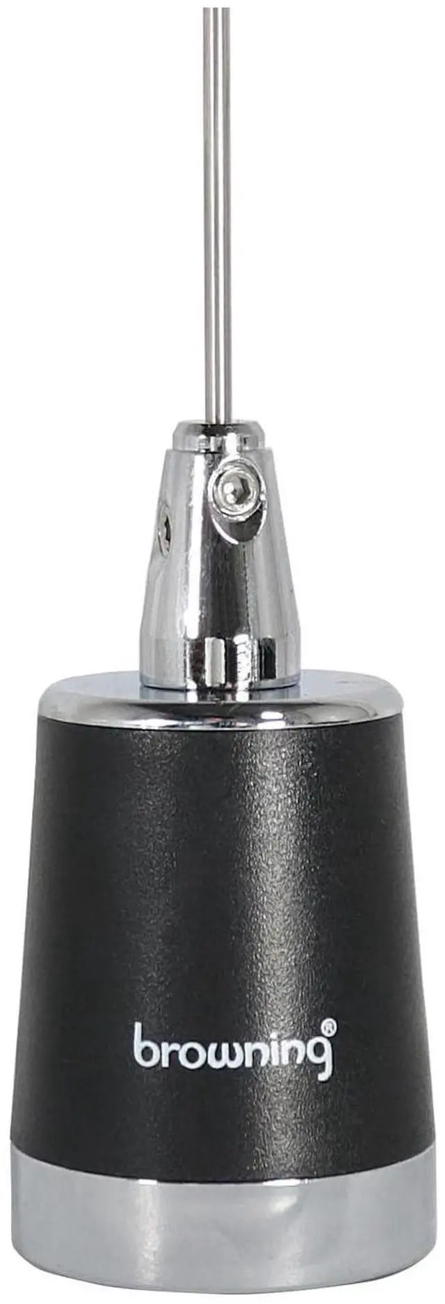 Alt view image 2 of 5 - Browning 132 to 174 MHz No Ground Plane VHF 2.4 dBd Gain 51 1/4" Tall Tunable NMO Antenna Works on Fiberglass, Plastic and Metal Vehicles 5 MHz Bandwith