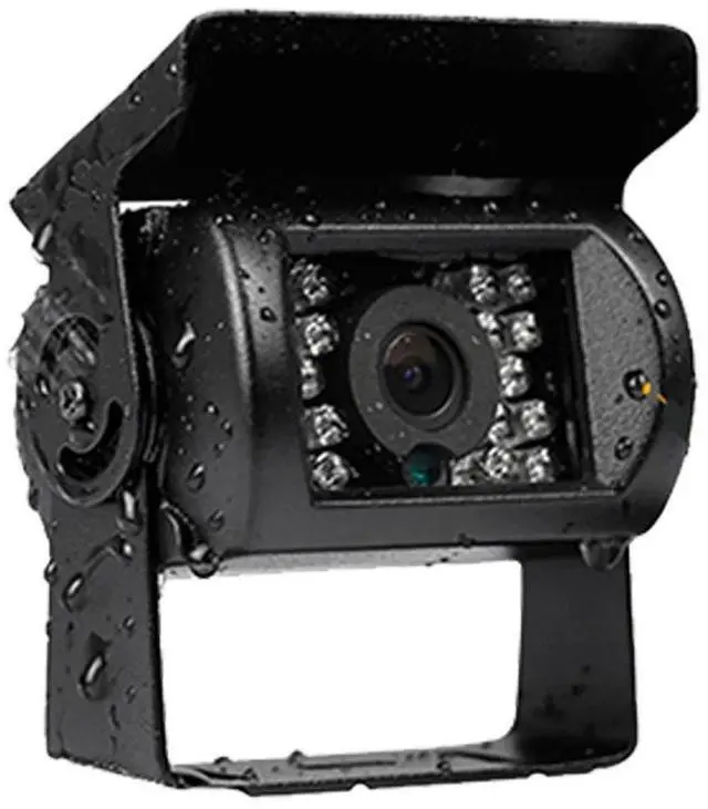 Alt view image 3 of 5 - Waterproof 4Pin CCD Bus Trailer 18 LED IR Night Vision Car Rear View Reverse Backup Camera for Bus Truck Motorhome 12V-24V (4Pin HEI(10m))