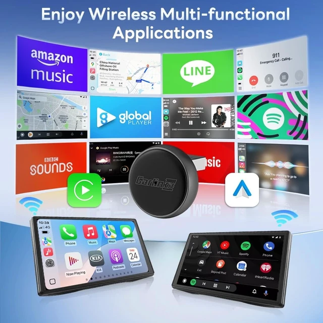 Alt view image 4 of 5 - Carlinkit Mini Ultra 3(Mini Design) Wireless CarPlay & Android Auto Adapter