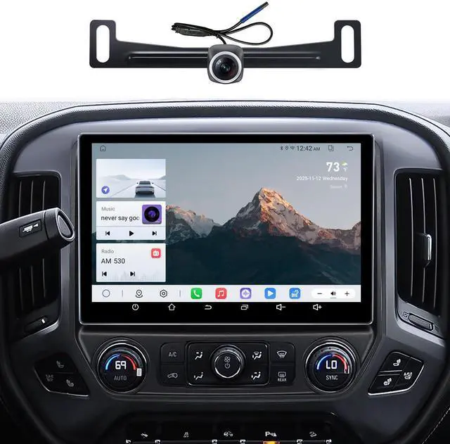 Main image of 11.5''Car Radio for Chevy Silverado Radio GMC Sierra Stereo 2014-2018 with Wireless CarPlay & Android Auto/Android 13 /5G WiFi/TouchScreen/FM/AM/4GB RAM + 64GB ROM (Inches, 11.5)