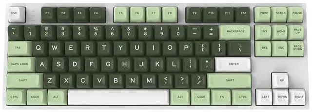 Alt view image 3 of 5 - 172 Keys PBT Keycaps, SA Profile Custom Keycaps, Double Shot Retro Key caps Set for MX Switches Mechanical Keyboard(Salon)