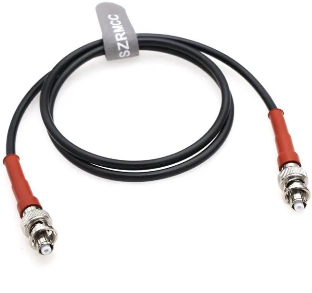 Alt view image 5 of 5 - SZRMCC SHV Male to SHV Male Coaxial Cable 50ohm High Voltage 5000V Test Cable for Thorlabs' Piezo Amplifier BPA100 (5m)