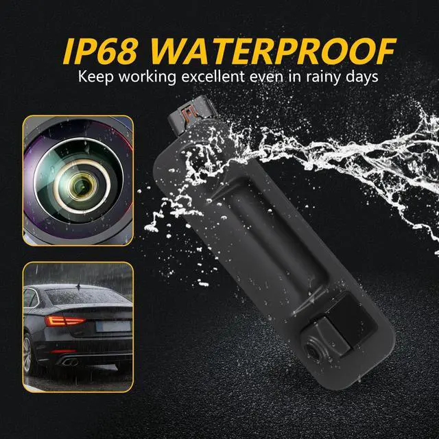 Alt view image 4 of 5 - Backup Camera Rear View Parking Camera Compatible with Sonata 2015 2016 2017 Reversing Parking Assist Camera Replaces# 95760-E6201 95760-C2101