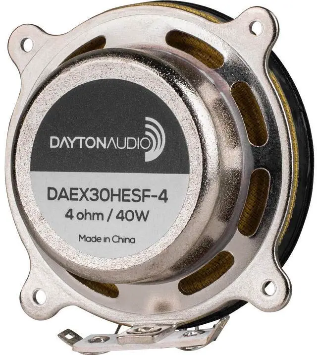 Main image of Dayton Audio DAEX30HESF-4 High Efficiency Steered Flux Exciter with Shielding 30mm 40W 4 Ohm