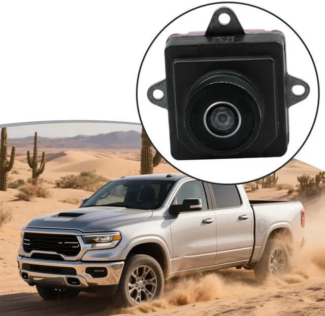 Alt view image 4 of 5 - 04672850AB Rear Back Up Camera Fit for 2021 2022 Dodge RAM 1500 for Chevrolet Camaro 2016-2024 Replacement for 4672850AB Car Rear View Backup Parking Assist Camera