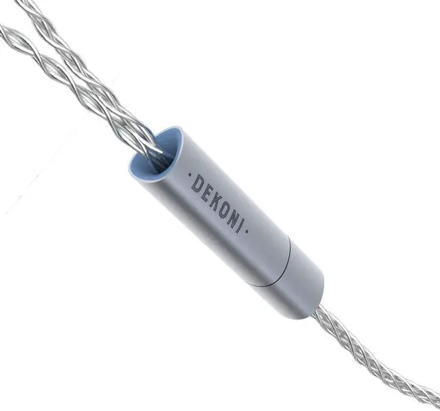 Alt view image 5 of 5 - Dekoni Audio Ensemble Modular Headphone Cable ^^ Compatible with Hifiman Headphones, 64 Inch Cable Replacement ^^ 1/4 Inch 6.35mm Headphone Adapter, Braided Silver Plated Copper