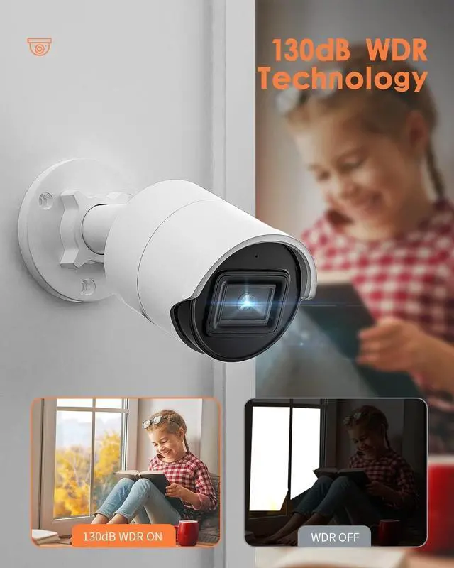 Alt view image 2 of 5 - DS-2CD2083G2-IU AcuSense 4K 8MP PoE IP Mini Bullet Camera Outdoor, 4mm Lens, 120 dB WDR , Built-in Mic, Human/Vehicle Detection, Replacement of DS-2CD2083G0-I, DS-2CD2085FWD-I, Work with kconnect