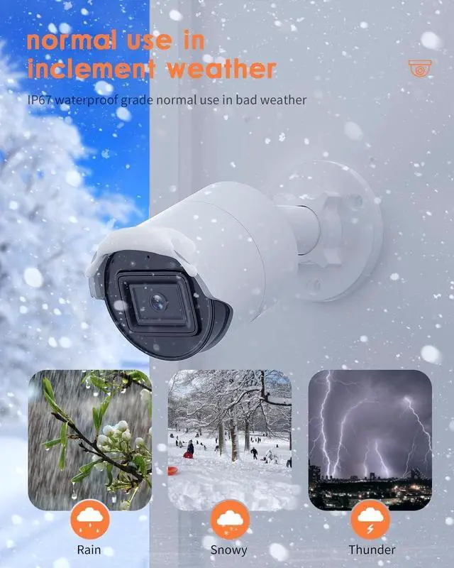Alt view image 4 of 5 - DS-2CD2083G2-IU AcuSense 4K 8MP PoE IP Mini Bullet Camera Outdoor, 4mm Lens, 120 dB WDR , Built-in Mic, Human/Vehicle Detection, Replacement of DS-2CD2083G0-I, DS-2CD2085FWD-I, Work with kconnect