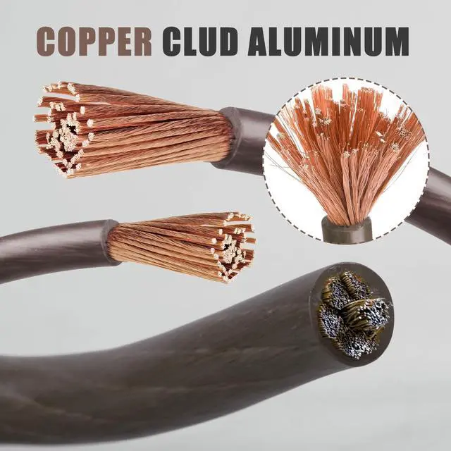 Alt view image 2 of 5 - AWELTEC 0 Gauge Wire, 25 Feet Black Power Ground Cable, Primary Automotive Wires, Copper Clad Aluminum for Battery Cable, Car Audio, Amp Wiring, Generator, Automotive, RV