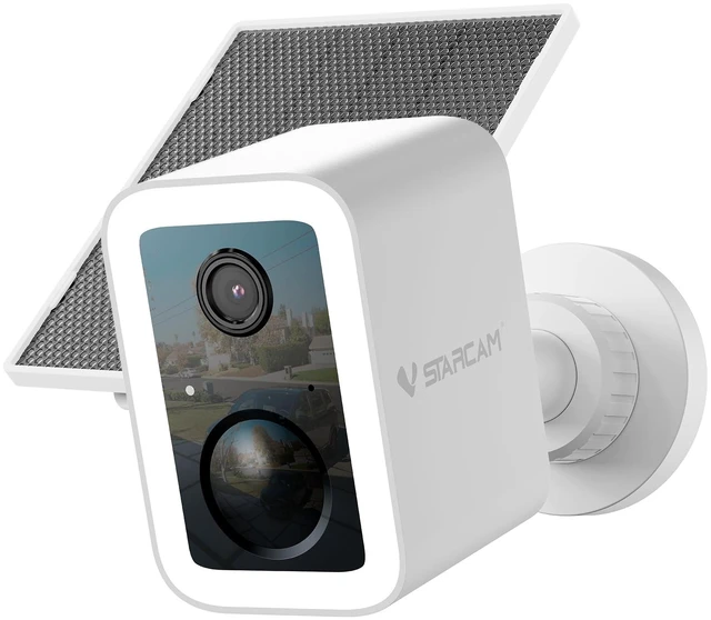 Main image of VSTARCAM 2K Solar Security Camera Outdoor Wireless with 5200mAh Battery & Solar Panel, Spotlight & Siren,WiFi 6,IP66Magnetic Quick Mount No Drill Installation,