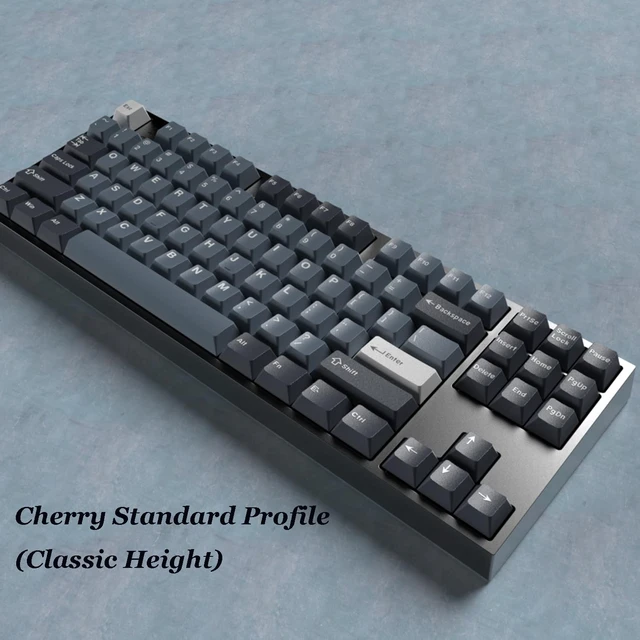Alt view image 5 of 5 - surmen Classic Cherry Profile Keycaps Set, 163 Keys PBT Double Shot Gaming Keyboard Replacement Keys for Multi-Size Mechanical Keyboard (Cherry Apollo)