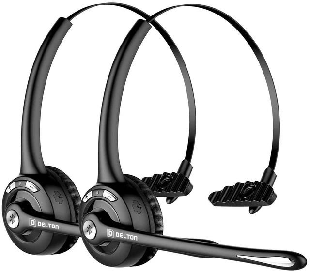 Main image of Delton 10X Trucker Bluetooth Headset, Wireless Headphones w/Microphone
