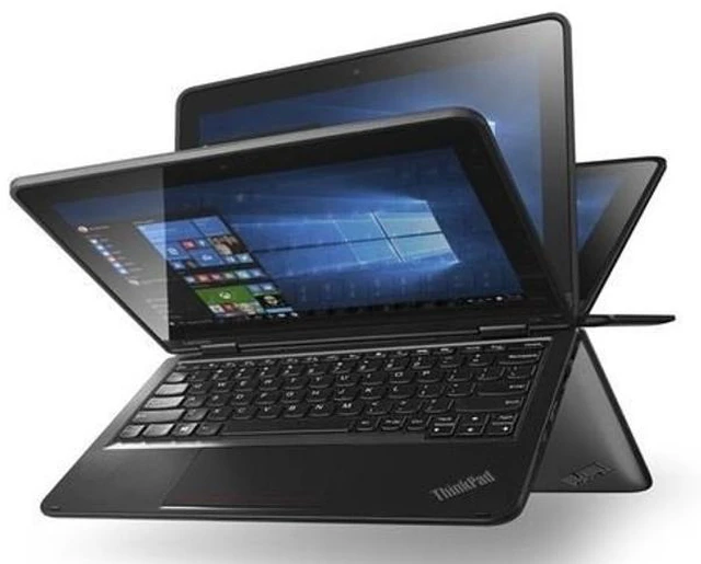 Main image of Lenovo Thinkpad Yoga 11E (3rd Generation) 11.6" Touchscreen Convertible 2-in-1 Ultrabook, Intel N3150 Quad-Core, 128GB SSD, 4GB Memory, 802.11ac, Bluetooth, HDMI, Webcam, Win 10 Pro