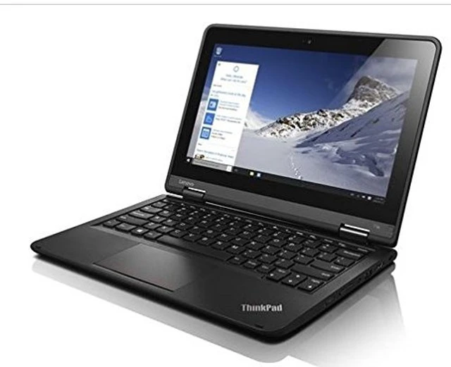 Alt view image 3 of 5 - Lenovo Thinkpad Yoga 11E (3rd Generation) 11.6" Touchscreen Convertible 2-in-1 Ultrabook, Intel N3150 Quad-Core, 128GB SSD, 4GB Memory, 802.11ac, Bluetooth, HDMI, Webcam, Win 10 Pro