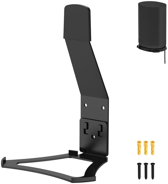 Main image of SZSDMY Aluminum Wall Mount Compatible with Sonos Move 1/2, Anti-Toppling Bracket with Silicone Protection, Wall Charging Design & Easy to Install