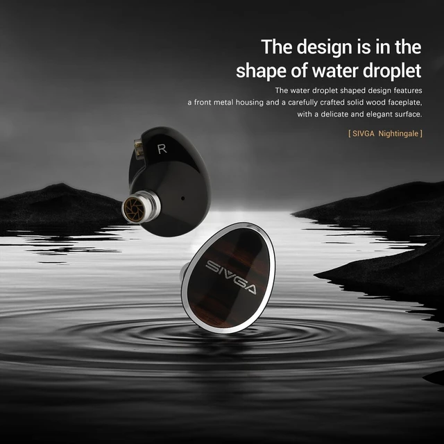 Alt view image 4 of 5 - SIVGA Nightingale 14.5mm Planar Magnetic Driver Wired Hi-Fi in-Ear Monitor Earphones