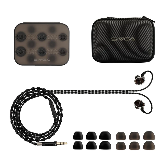 Alt view image 3 of 5 - SIVGA Nightingale 14.5mm Planar Magnetic Driver Wired Hi-Fi in-Ear Monitor Earphones