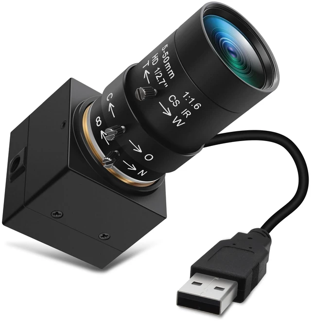 Main image of Hotpet 16MP USB Camera with 5-50mm Manual Varifocal Lens for Lightburn