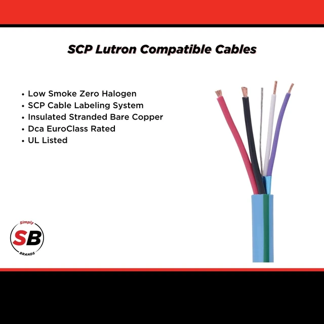 Alt view image 2 of 5 - SCP Lutron Compatible Control Cable