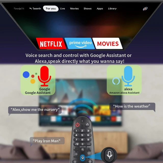 Alt view image 3 of 5 - for LG-Magic-TV-Remote, for Most 2019-2025 LG Remote Control for Smart TVs
