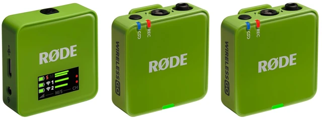 Main image of RDE Wireless GO (Gen 3) Compact Wireless Microphone, 32-Bit Float, Green