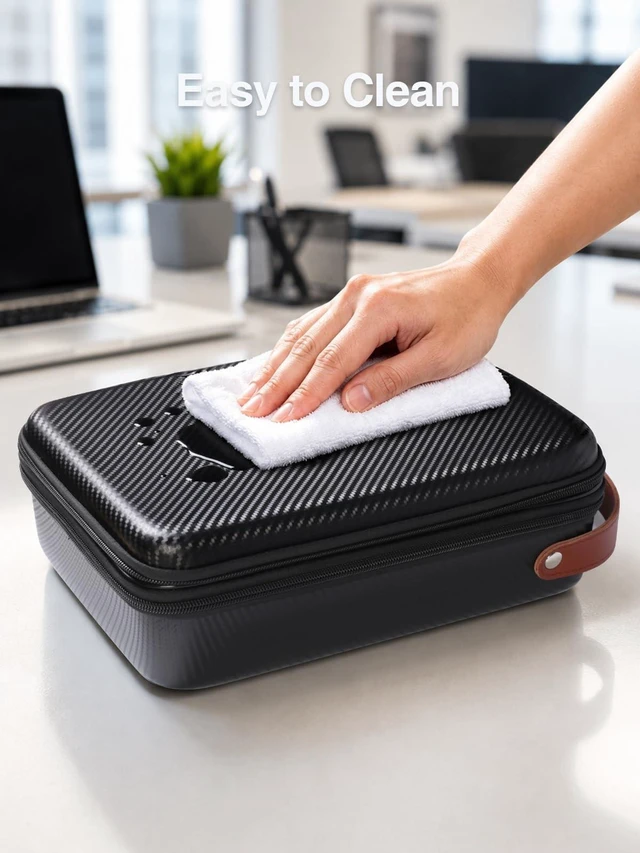 Alt view image 4 of 5 - Large Electronics Organizer Travel Case for Chargers and Cords