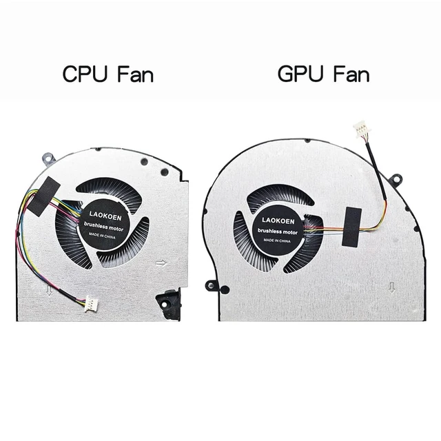 Alt view image 4 of 5 - New Replacement Cooling Fans for Dell Alienware 17 R4 R5 P31E P31E001 Laptop MG75090V1-C060-S9A MG75090V1-C070-S9A Fan (4-Pin 4-Wire) 5V 0.4A