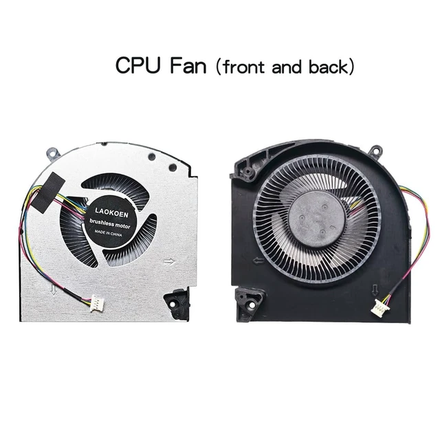 Alt view image 5 of 5 - New Replacement Cooling Fans for Dell Alienware 17 R4 R5 P31E P31E001 Laptop MG75090V1-C060-S9A MG75090V1-C070-S9A Fan (4-Pin 4-Wire) 5V 0.4A