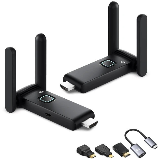 Main image of Wireless HDMI Transmitter and Receiver 4K Decoded 1080p Output