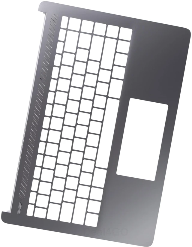 Main image of Deal4GO Upper Cover Palmrest Keyboard Bezel Case (Non Fingerprint) Replacement for HP 14-FQ 14-DQ 14s-FR 14s-DR 14-FQ1025NR 14-DQ0030NR - Silver