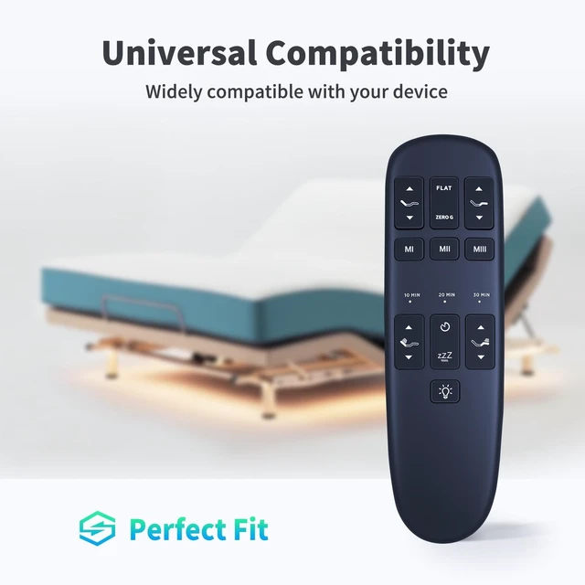 Alt view image 4 of 5 - Snrigw RF373E Remote for Ergomotion/Blissful Nights e4/e6 Bed JLDK.28.10.14
