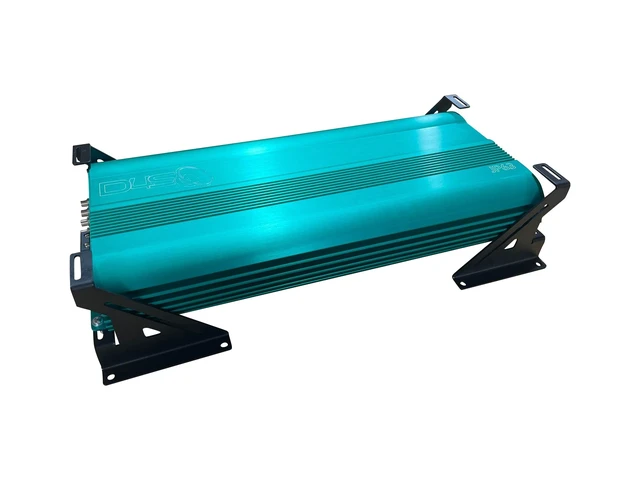 Alt view image 4 of 5 - Droppin HZ Car Audio 2RACK 2 Channel Amplifier Rack, Steel, Black Powder Coated, Bracket Mount, 24 Watts, Audio Equipment Rack