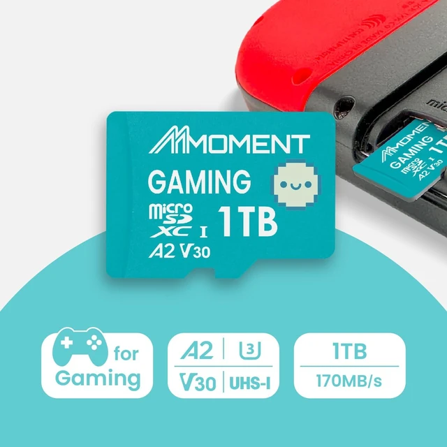 Alt view image 2 of 5 - MMOMENT MM23 PRO 1TB Gaming Micro SD Card, A2 U3 V30, Up to 170MB/s