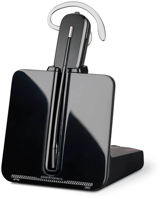 Main image of Poly CS540 Wireless DECT Headset (Plantronics) Single Ear (Mono) Convertible (3 wearing styles) Connects to Desk Phone Noise Canceling Microphone Exclusive