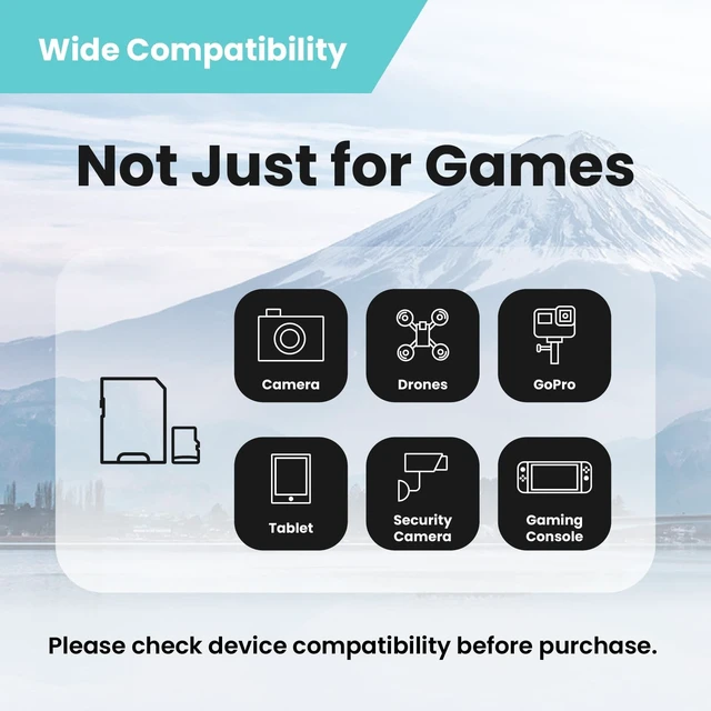 Alt view image 5 of 5 - MMOMENT MM23 PRO 1TB Gaming Micro SD Card, A2 U3 V30, Up to 170MB/s