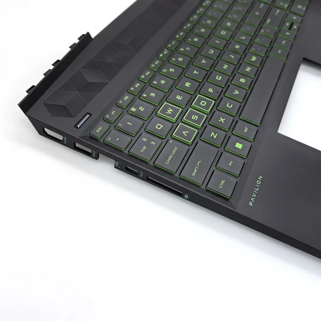 Alt view image 4 of 5 - Jxjslp Replacement Upper Case Palmrest for HP Pavilion Gaming 15-DK 15T-DK000 15T-DK100 15T-DK200 Series Laptop with Backlit Keyboard Top Cover L57593-001