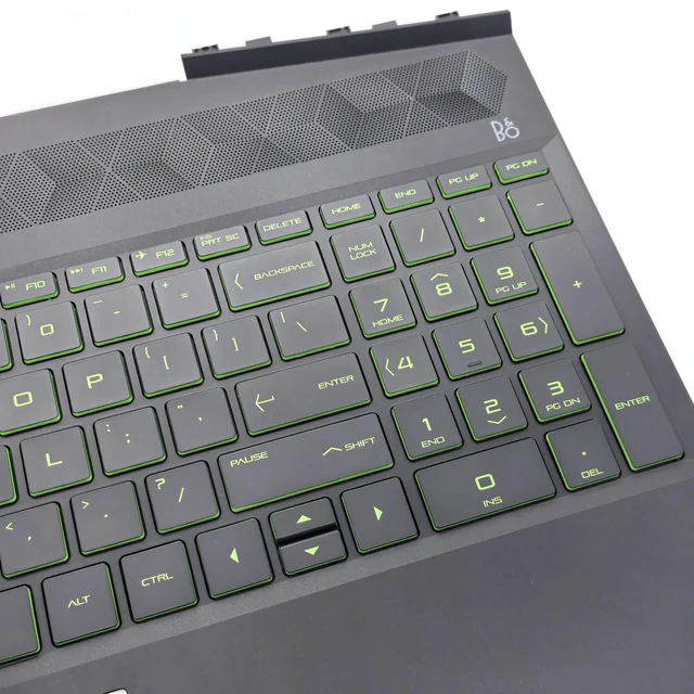 Alt view image 3 of 5 - Jxjslp Replacement Upper Case Palmrest for HP Pavilion Gaming 15-DK 15T-DK000 15T-DK100 15T-DK200 Series Laptop with Backlit Keyboard Top Cover L57593-001