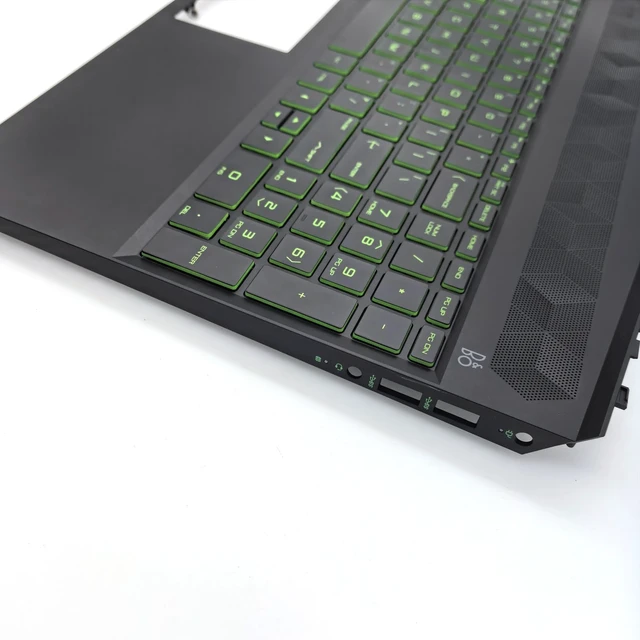 Alt view image 5 of 5 - Jxjslp Replacement Upper Case Palmrest for HP Pavilion Gaming 15-DK 15T-DK000 15T-DK100 15T-DK200 Series Laptop with Backlit Keyboard Top Cover L57593-001