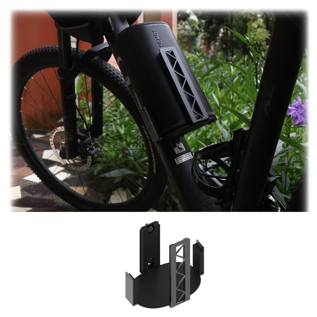 Alt view image 2 of 5 - H Huaberich Bicycle Speaker Mount for Sonos Play Portable (Black)