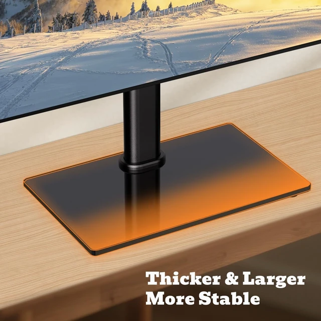 Alt view image 2 of 5 - SIMINGTEC Universal TV Stand for 27-60 Inch Flat/Curved TVs up to 88 lbs