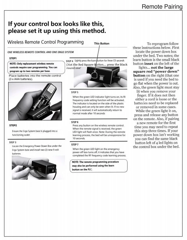 Alt view image 5 of 5 - MOVHEIYL Replacement Remote Control for Serta Motion Select Adjustable Bed