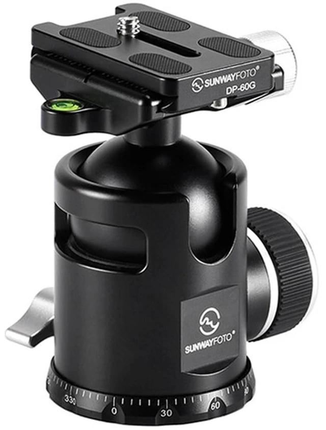 Main image of SUNWAYFOTO Epic EB-44 44mm Tripod Ball Head & QR Plate Arca Compatible Sunway