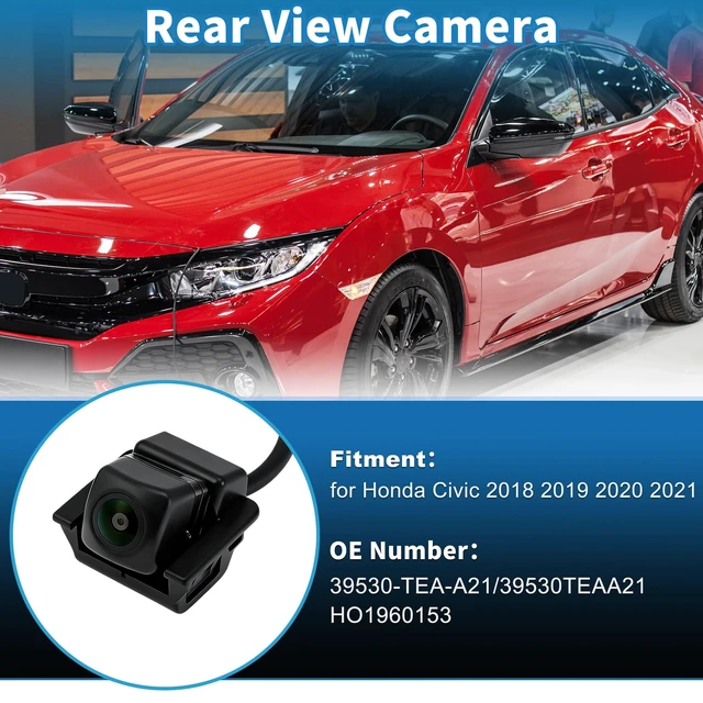 Alt view image 2 of 5 - A ABSOPRO Rear View Camera for Honda Civic 2018-2021