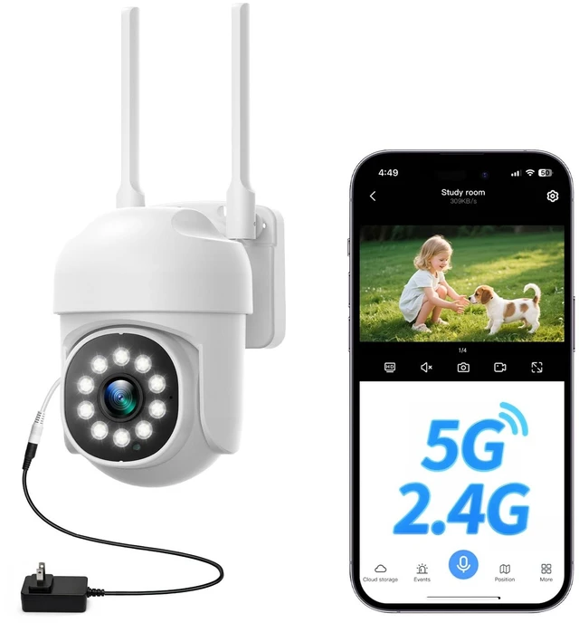 Main image of CAMCAMP Wireless Security Camera Outdoor WiFi Pro for Home 24/7 Recording