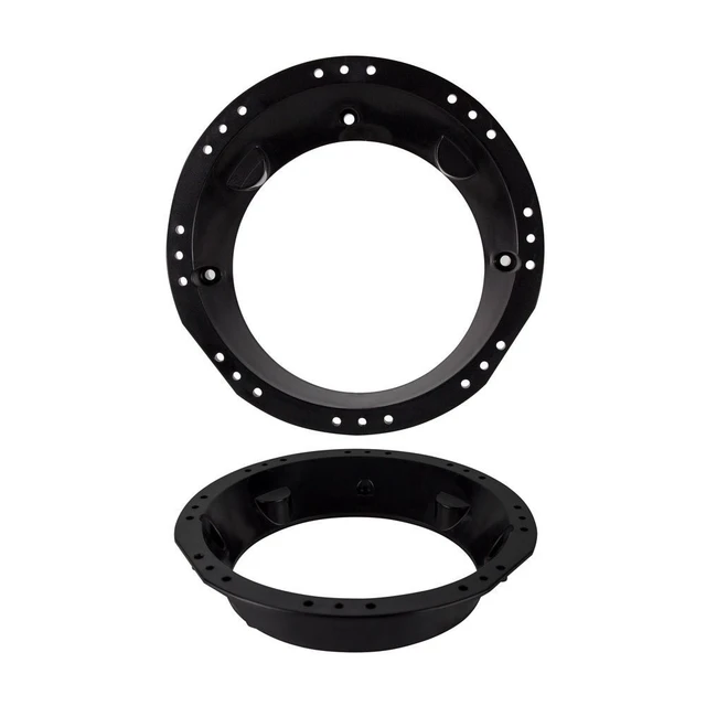 Alt view image 5 of 5 - 98-13 Harley Speaker Bundle: 2 Kicker CSC674 6-3/4" 600 Watt CS-Series Black Car Coaxial Speakers Combo with Speaker Mounting Rings for Motorcycles, Enrock 50 ft 16 Gauge Speaker Wire