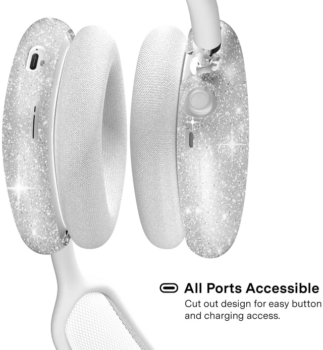 Alt view image 3 of 5 - VELVET CAVIAR Case Cover for AirPods Max 2 & 1 - Cute Protective Headphone Accesssories (Stardust Glitter)