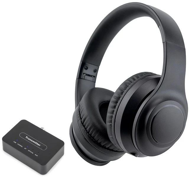 Main image of BAOBER Wireless TV Headphone with Multi-Port Transmitter