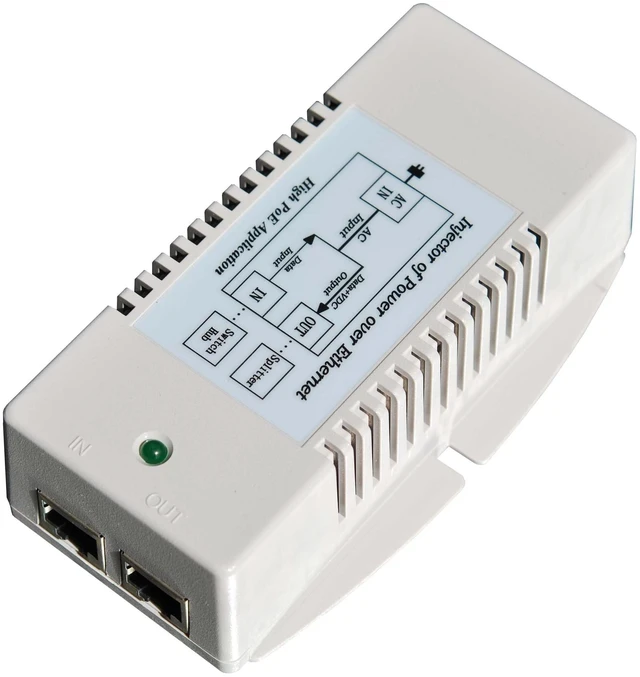 Main image of Tycon Systems TP-POE-HP-24G 43W High Power Gigabit POE Power Inserter - US Power Cord, 24V
