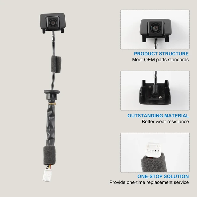 Alt view image 2 of 5 - Wahparts K123-67-RC0 Rear View Backup Reverse Camera Compatible with Mazda